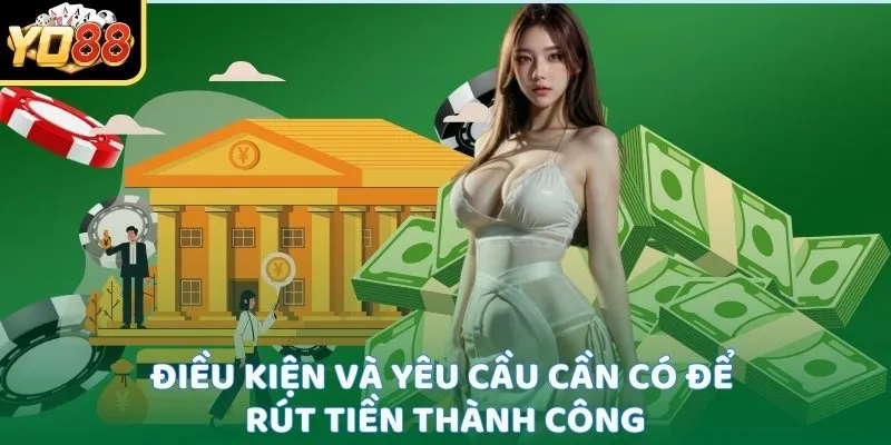 Rút Tiền Yo88 1 Điều kiện và yêu cầu cần có để rút tiền thành công