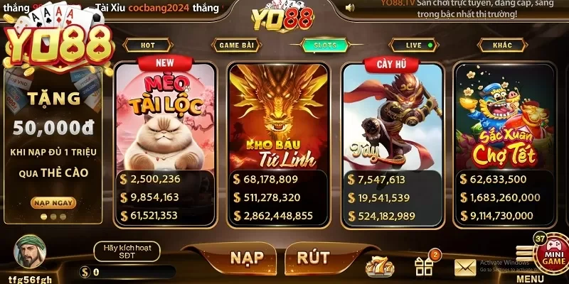 Nổ Hũ b52: Tựa Game Nổ Hũ Hấp Dẫn Tại Cổng Game YO88 2 Tổng quan về nổ hũ 52 đổi thưởng